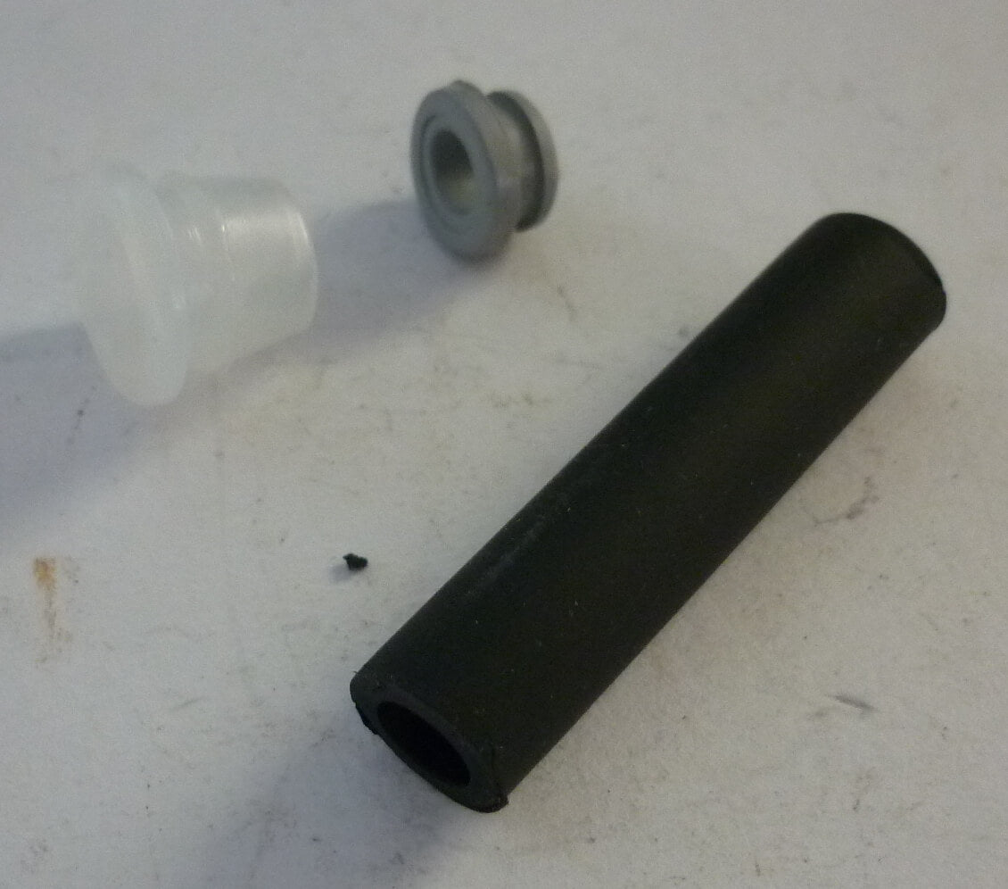 Set Buchsen / Röhrchen für Backe, grau,Vespa 125 / 150