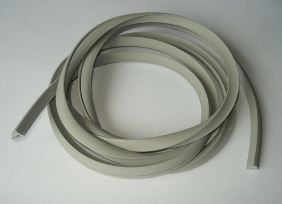 Rubber profil strip for cowl, grey, ROLLERLADEN CLASSIC LINE, Vespa 98 / 125 /150