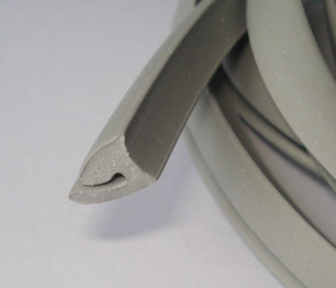 Rubber profil strip for cowl, grey, ROLLERLADEN CLASSIC LINE, Vespa 98 / 125 /150