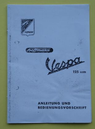 Manual Hoffmann Vespa