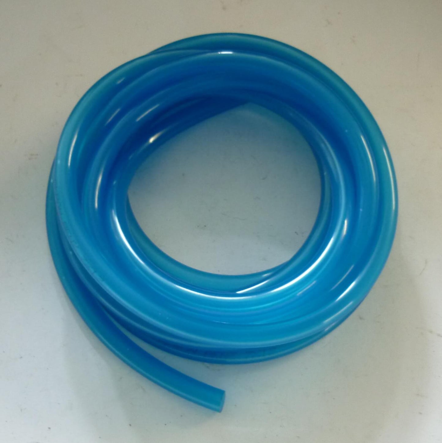 Fuel pipe, CIF, 7 x 12, 60 cm, blue clear