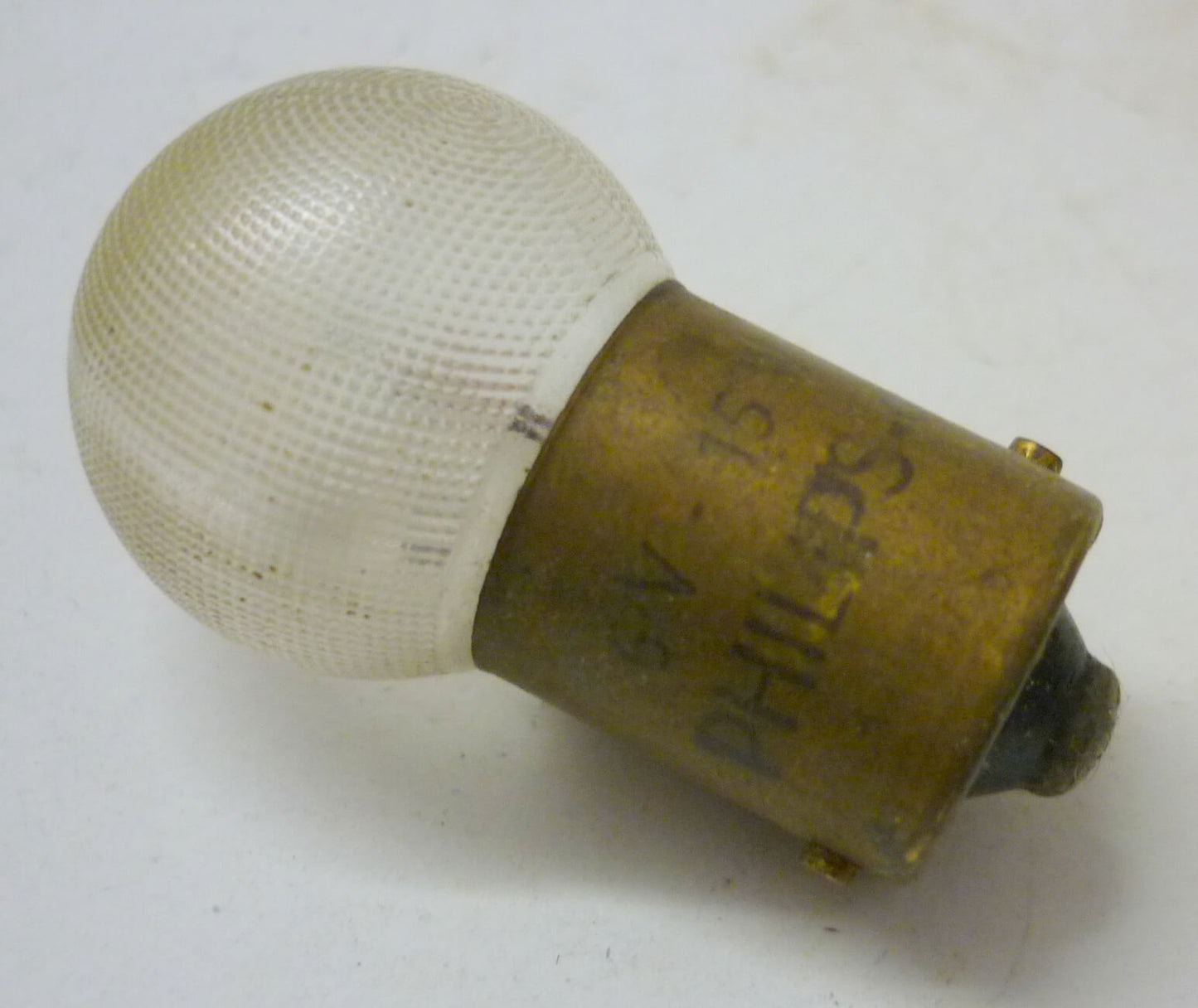 Bulb, matt, 6V 15W, socket BA15s