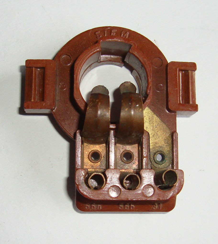 Bulb socket, SIEM, round terminal connection, Ape, NOS
