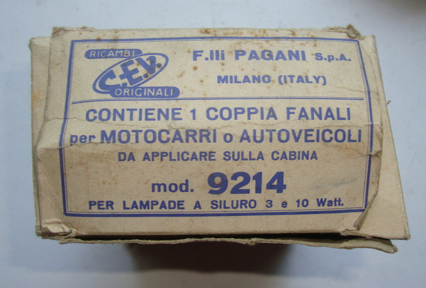 Blinker-/ Begrenzungsleuchte, Tippo 553, Lastenroller / Auto, NOS