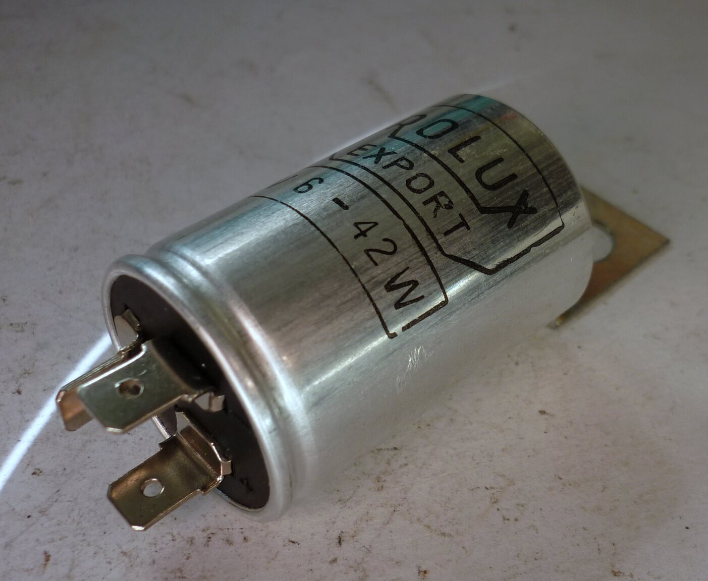 Blinkrelais, ROLUX, Steckkontakte, 6 V 42 W, NOS