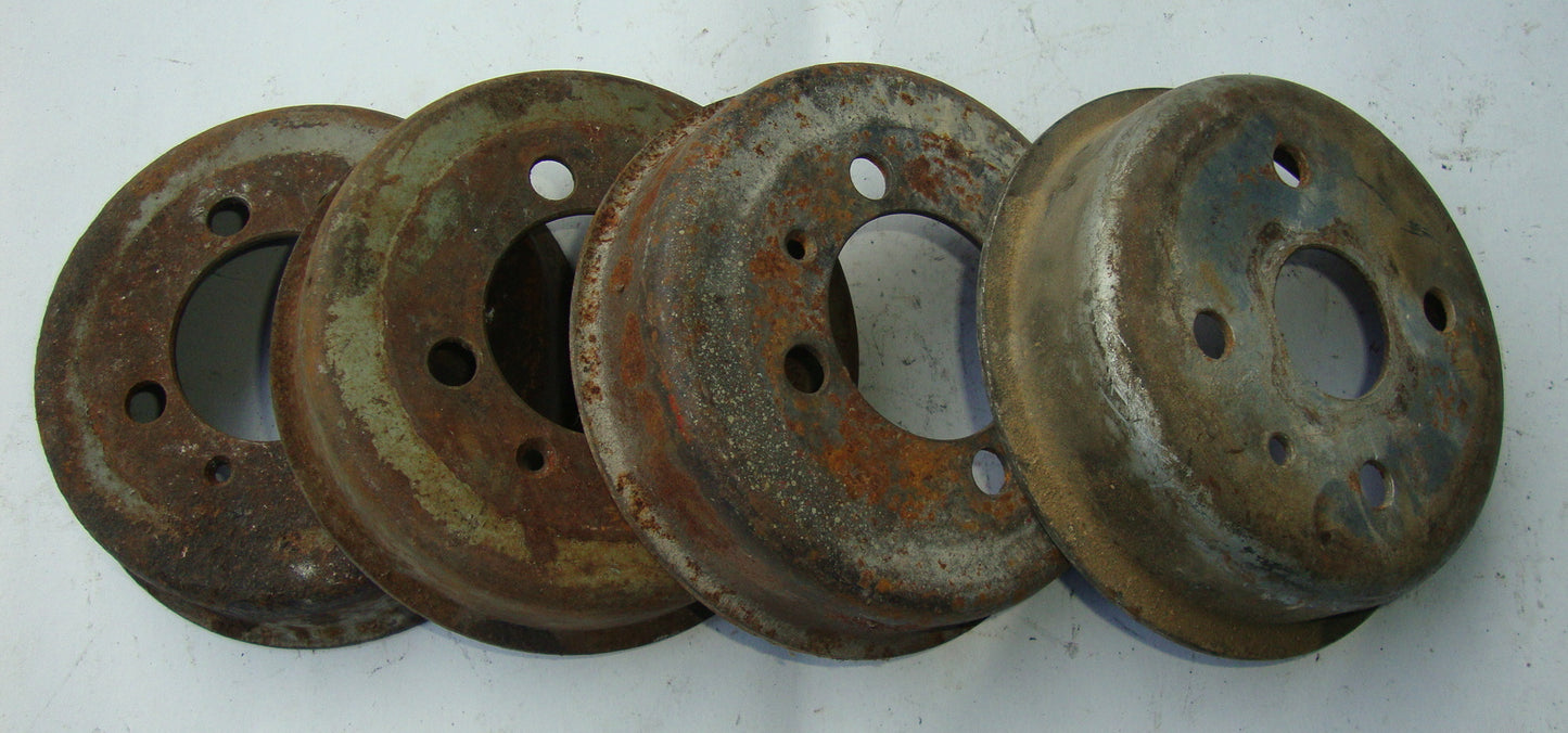 Rear brake drum, steel, Vespa 125 / 150