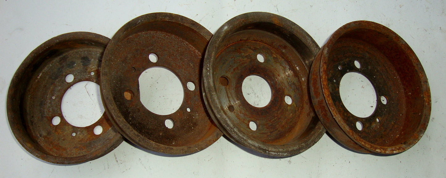 Rear brake drum, steel, Vespa 125 / 150