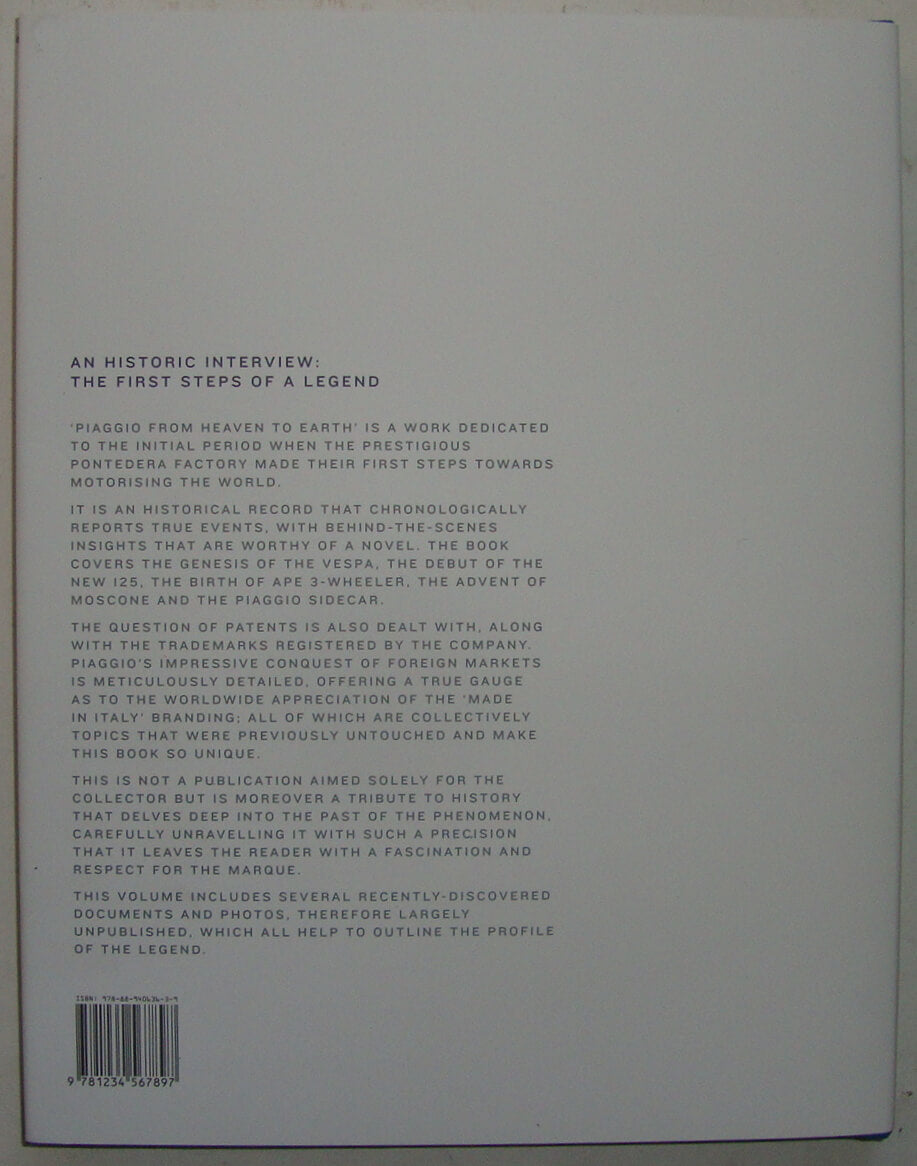 Book "Piaggio from the heavens to earth"