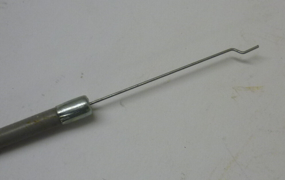 Starter control transmission, with black rubber, Vespa 80 / 100 / 125 / 150 / 180 / 200