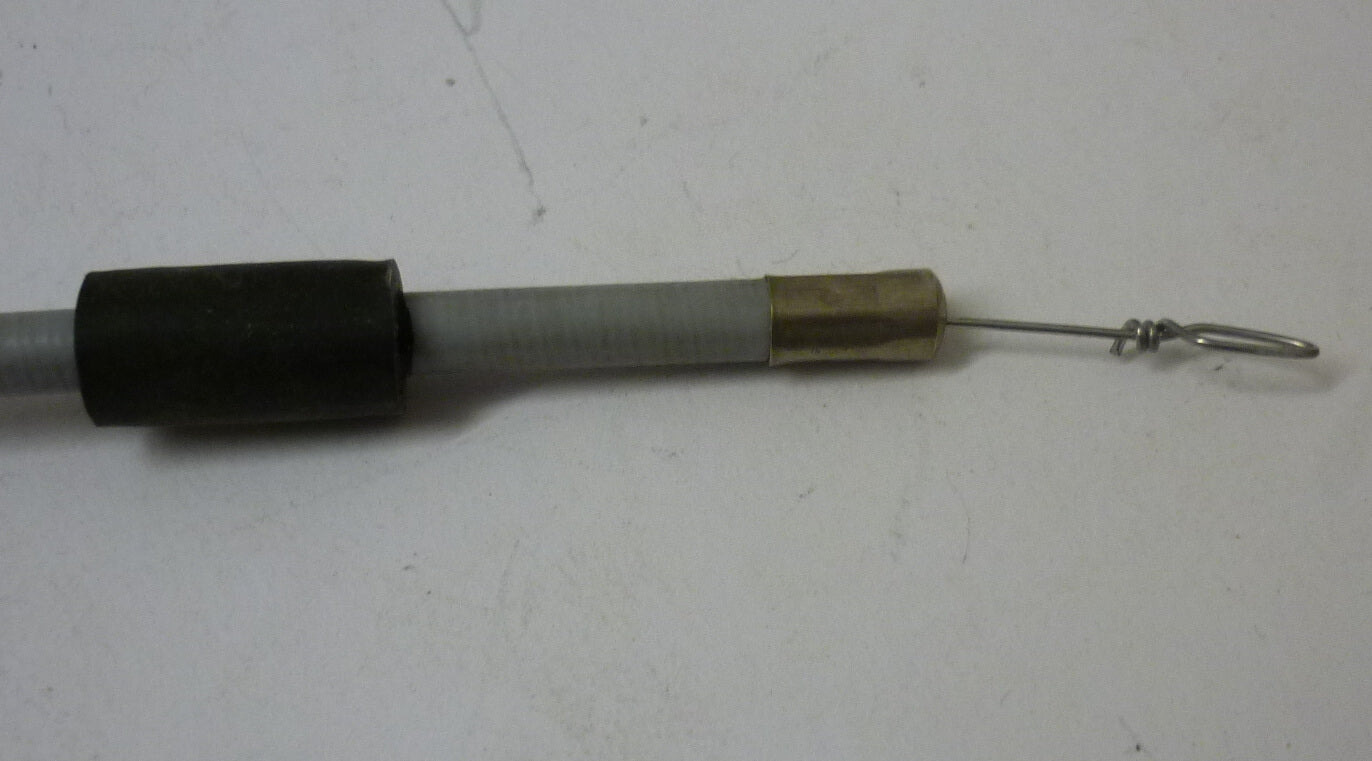 Starter control transmission, with black rubber, Vespa 80 / 100 / 125 / 150 / 180 / 200