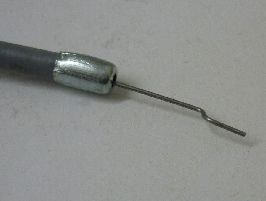 Starter control transmission, with clear rubber, Vespa 80 / 100 / 125 / 150 / 180 / 200