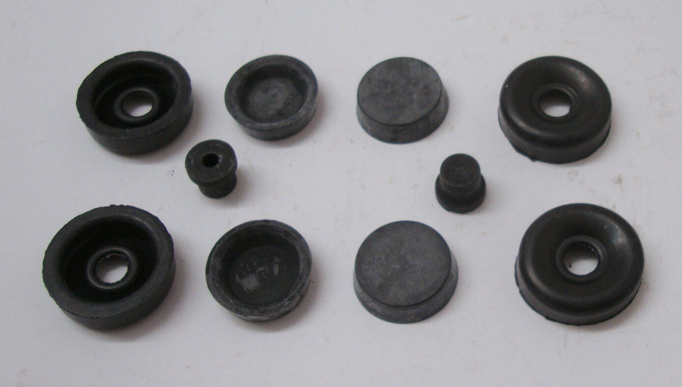 Packing set for rear wheel brake cylinders, Ape AC4T / AD / AE / AE0 / MPR / MPV / MPM / Ape Car AF1 / AF3 / AF4
