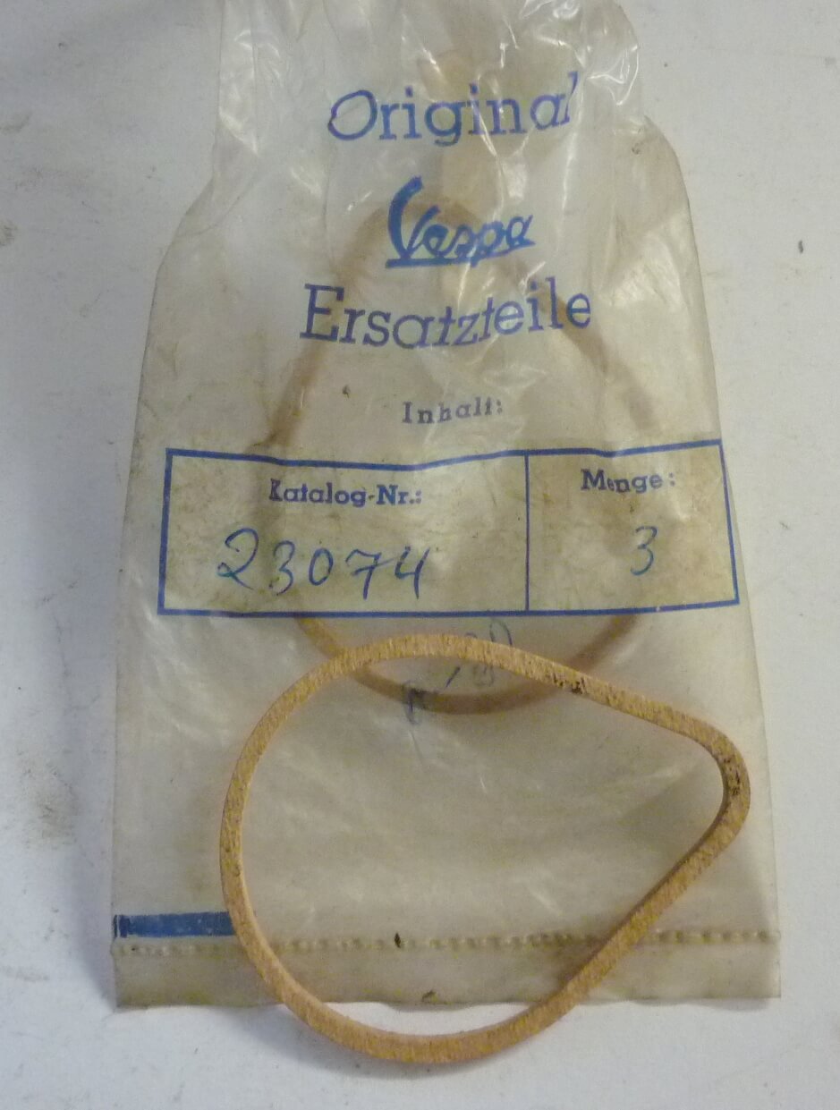 Gasket for ignition coil cover, Vespa / Ape