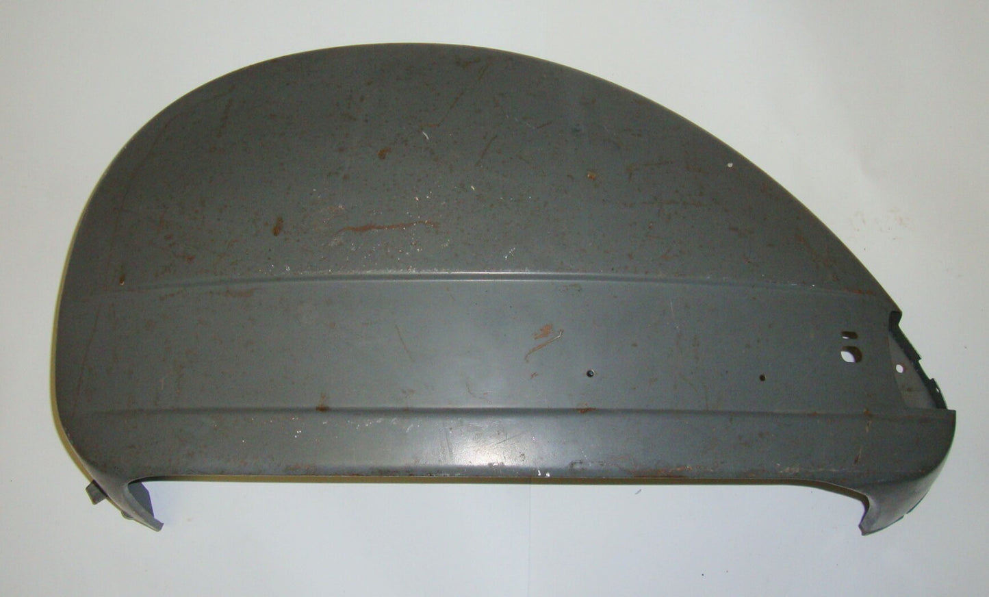 Side panel for spare wheel side, external mechanism, black, Vespa PX old model