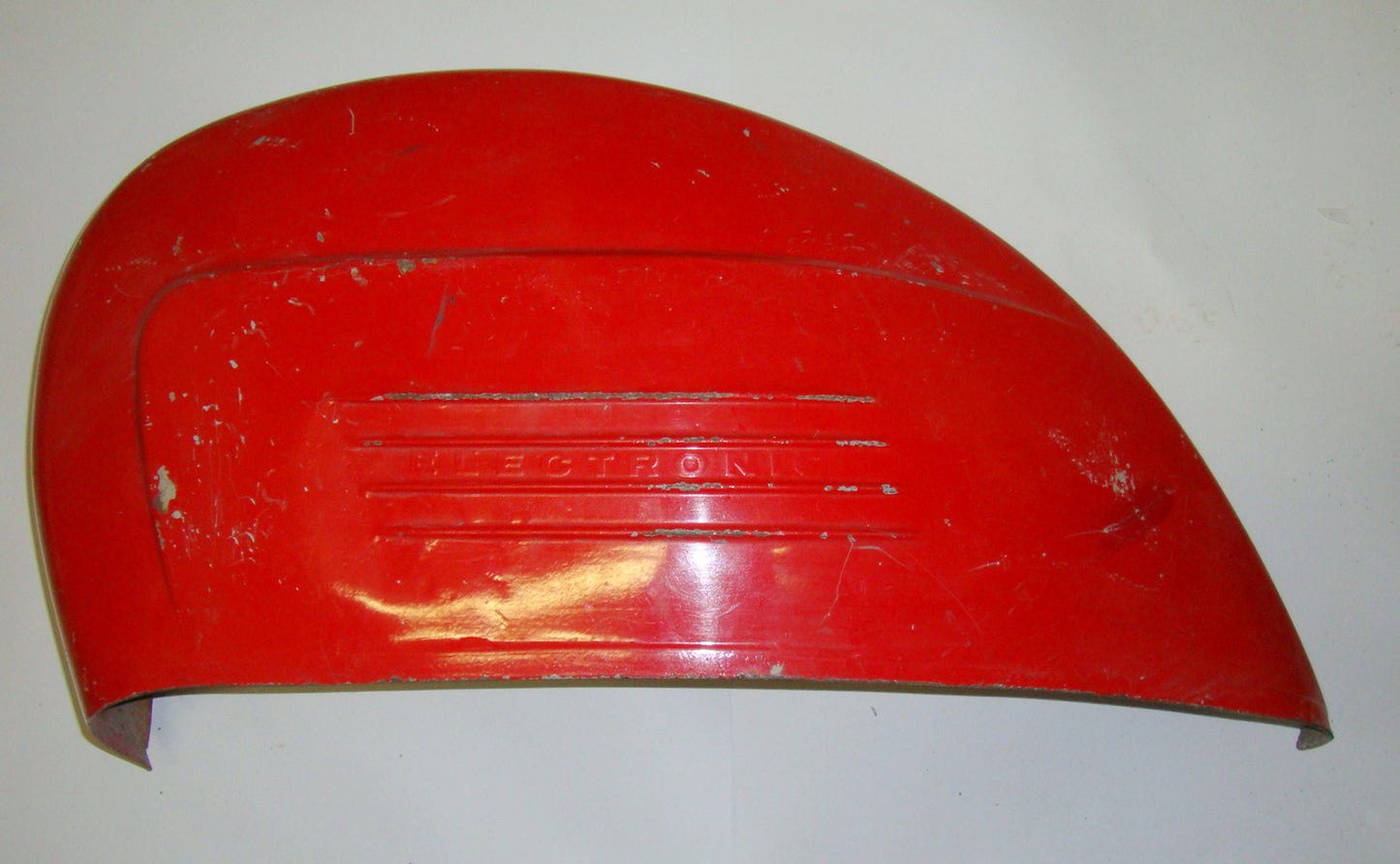 Side panel for spare wheel side, red, Vespa Rally 180 - 200, used