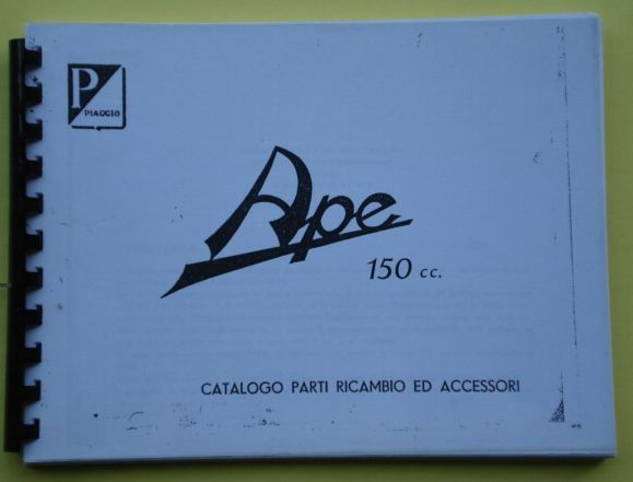 Manuale ricambi APE AB