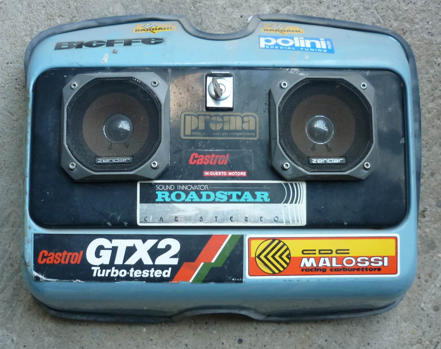 Glovebox, with speaker, Vespa P - PX 80 / 125 / 150 / 200 X - E, used