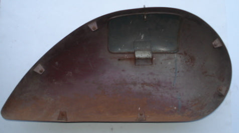 Seitenhaube, Gepäckfachseite, dkl-grau, Vespa 125 ACMA - Hoffmann