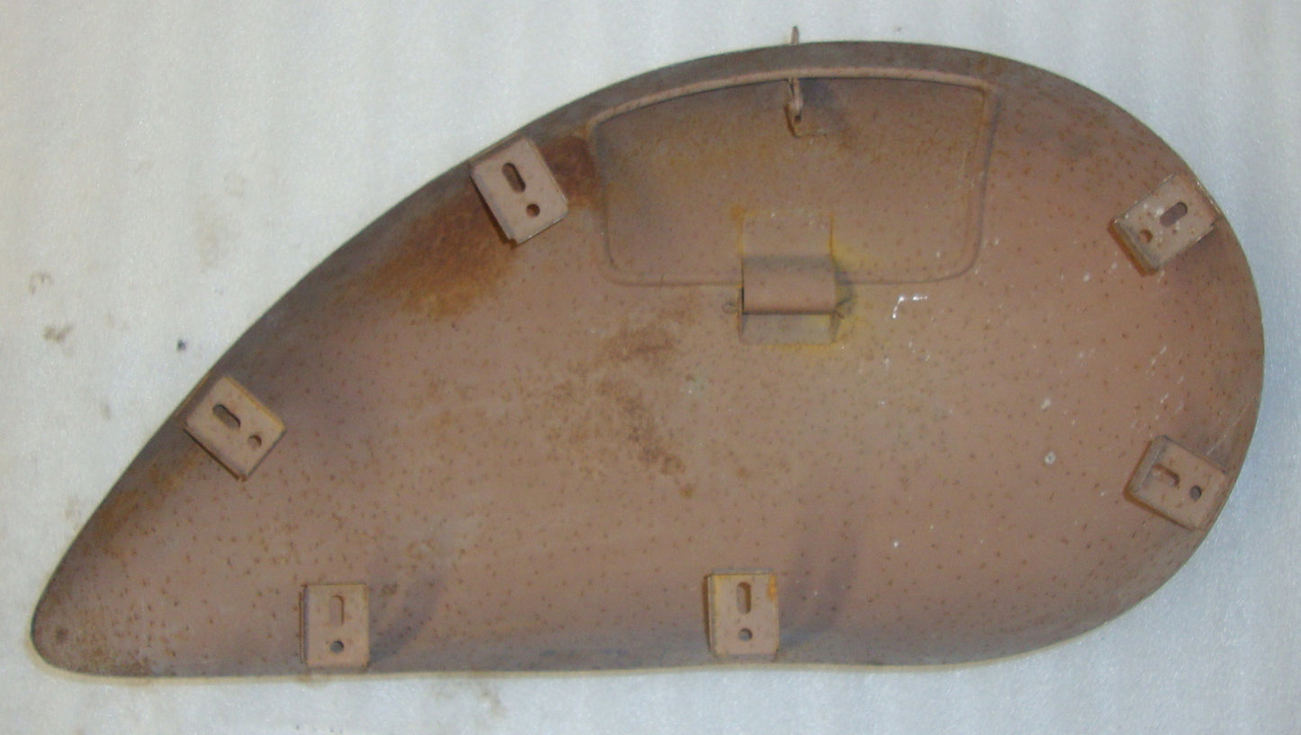 Side panel for spare wheel side, Vespa 125 V30T > V33T, NOS