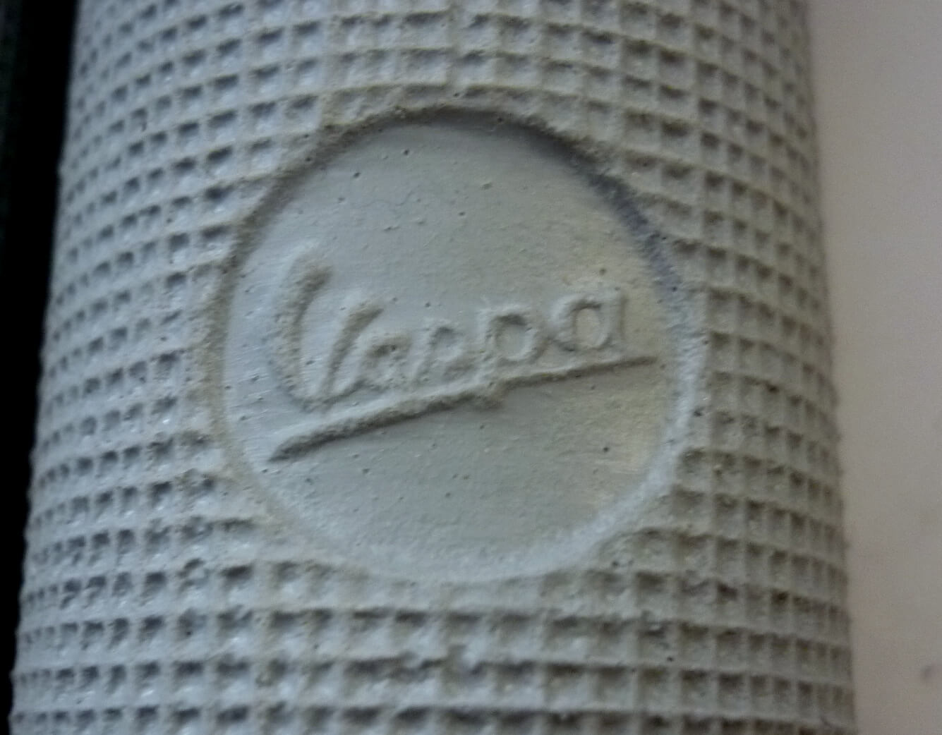 Grip, "Vespa", premium quality, grey, 22 mm, Vespa GS3 / GS4 / T2-4