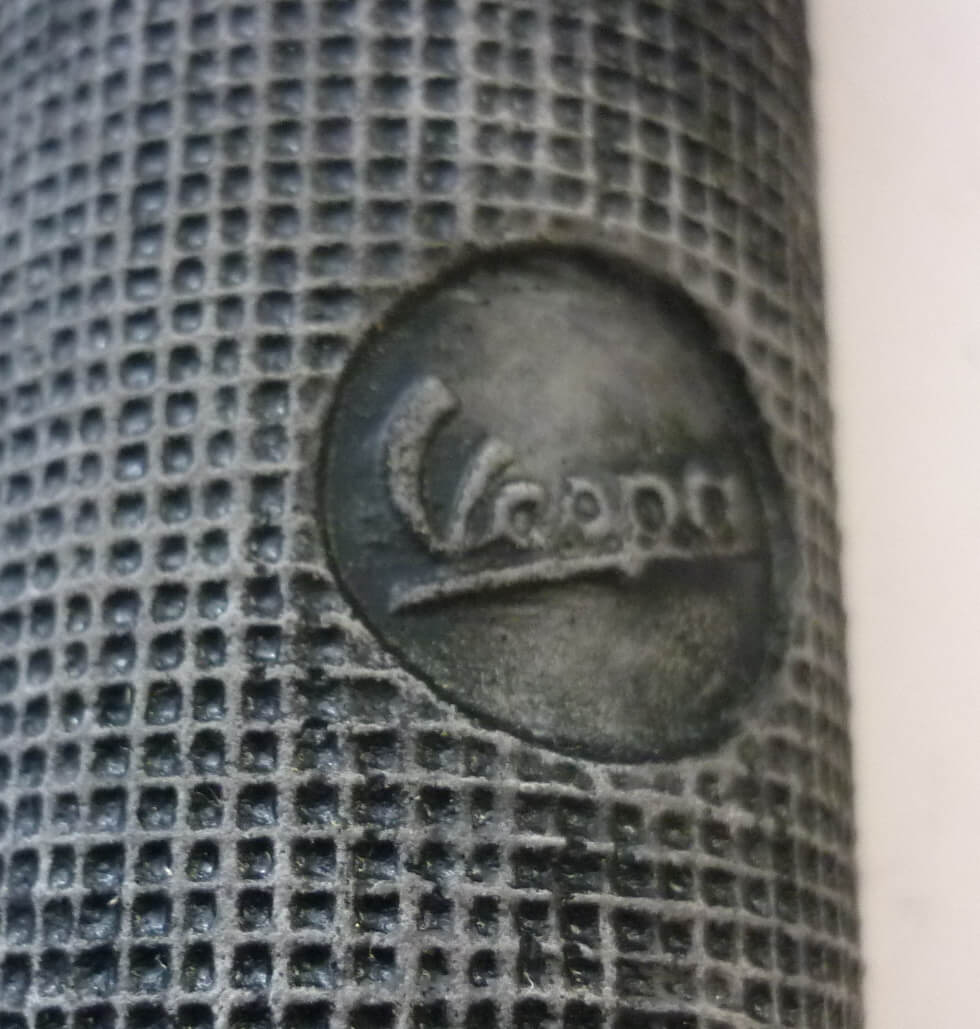 Grip, "Vespa", premium quality, black, 22 mm, Vespa GS3 / GS4 / T2-4