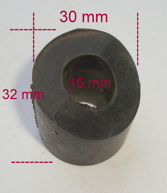 Gummilager, Stoßdämpfer, hinten, oben, Vespa 125 , 1951 > 1954