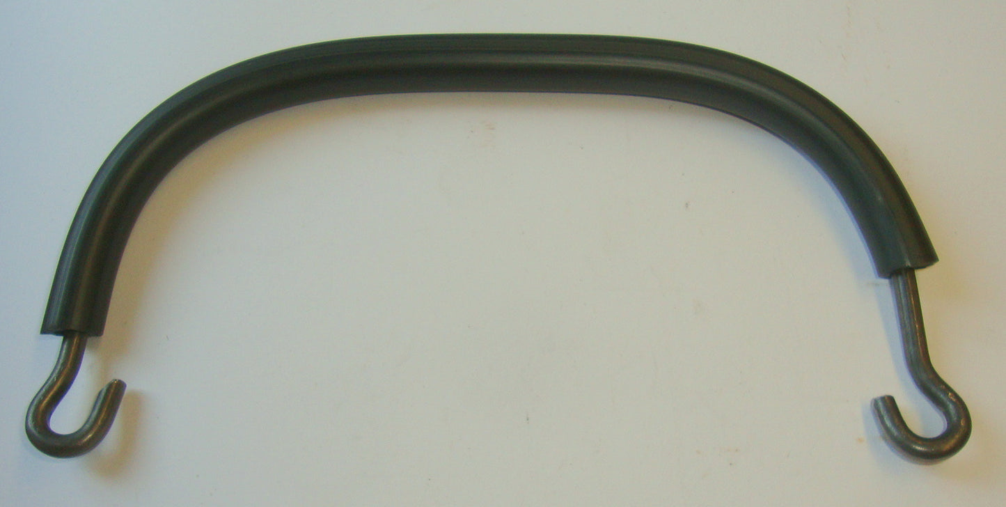 Grab rail single saddle, dark green gummed, Vespa 125 / 150