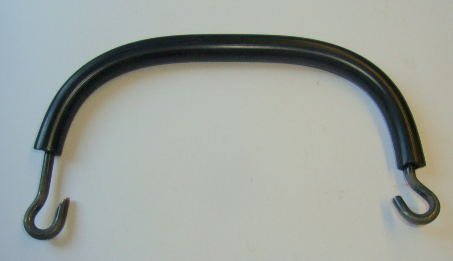 Haltegriff Schwingsattel, schwarz gummiert, Vespa 125 / 150