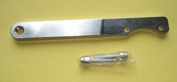 Bracket for mirror on handlebar