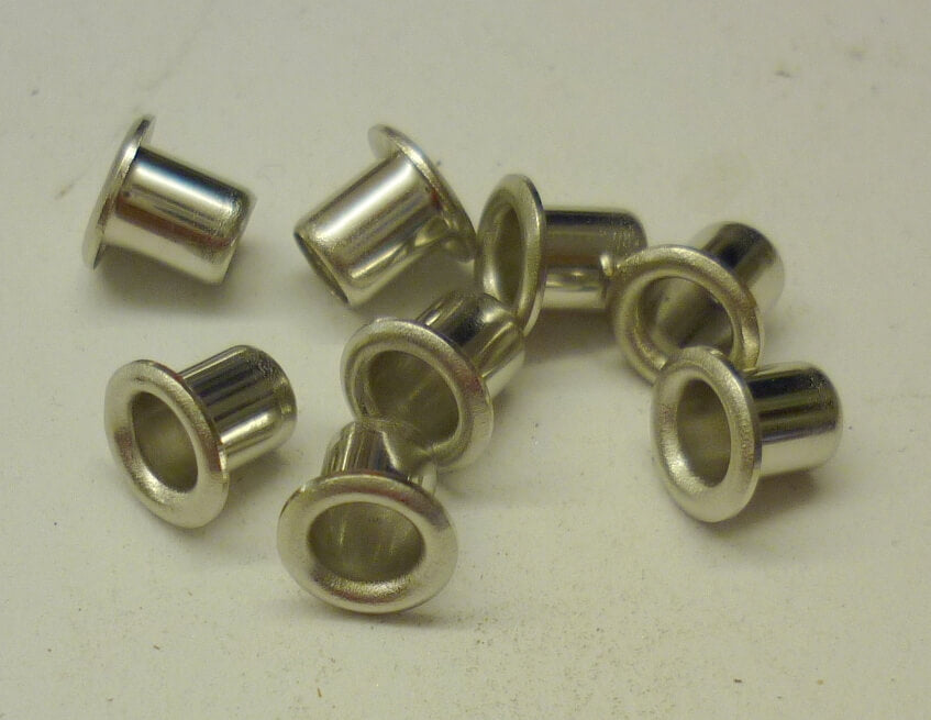 Eylets for horn, nickel plated