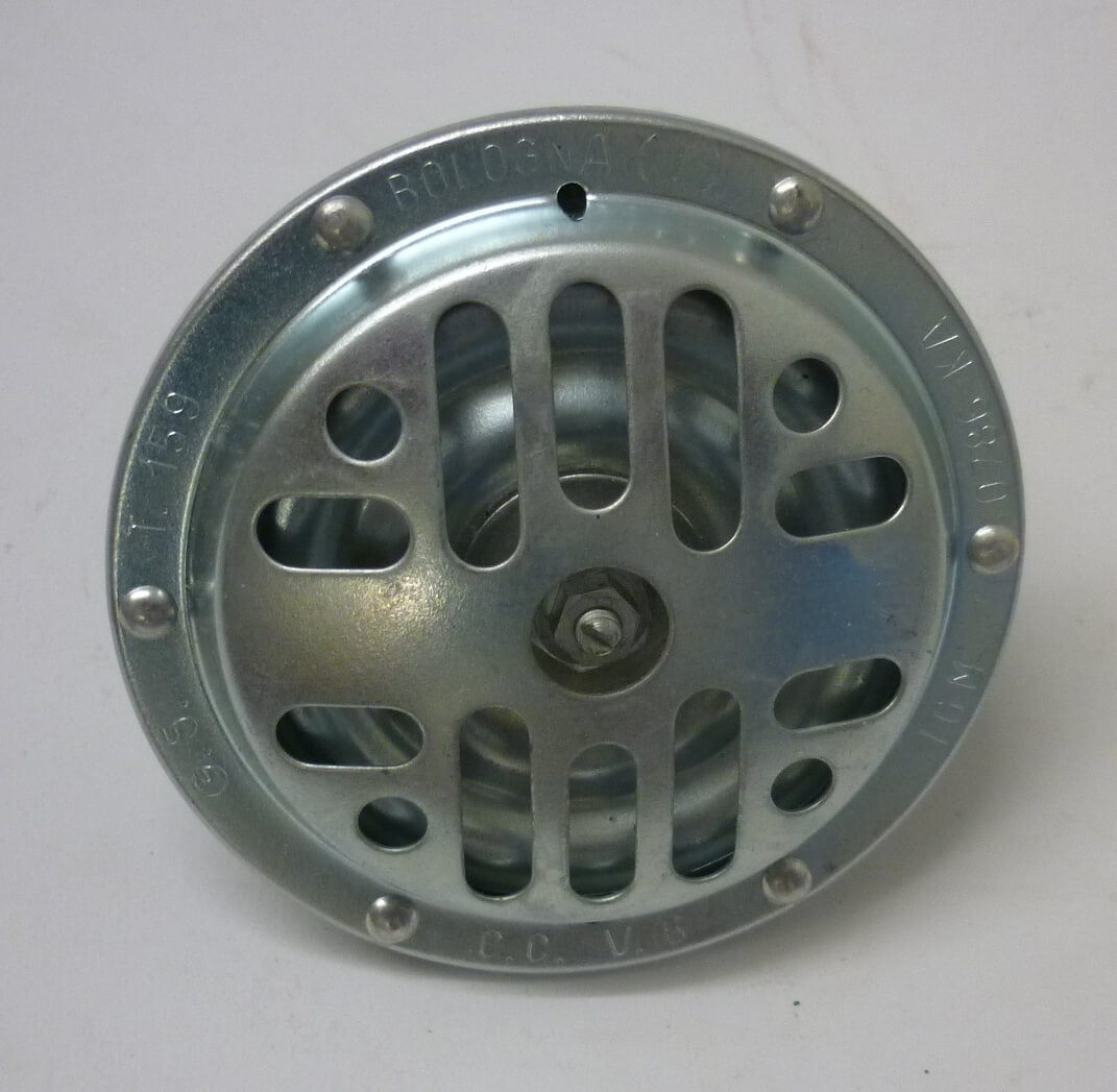 Horn, G.S., 6V, D.C., zic plated, Vespa 180 / 200 Rally, Ape MP