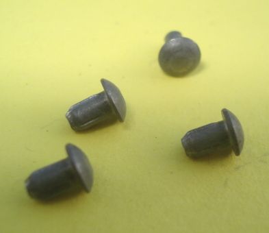 Rivet for type sign