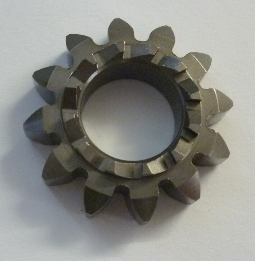 Kickstarter gear, 12/12 kogs, 20,5 mm inner diameter, Vespa 180 - 200 Rally / PX / Cosa / T5