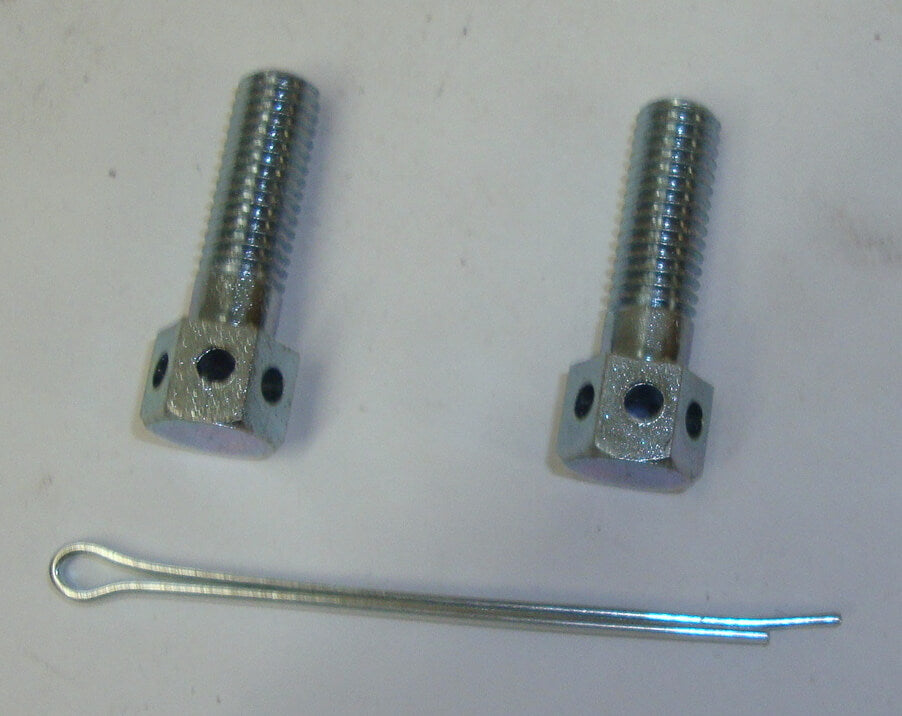 Srew/split pin kit, starter lever, M8, Vespa / Ape