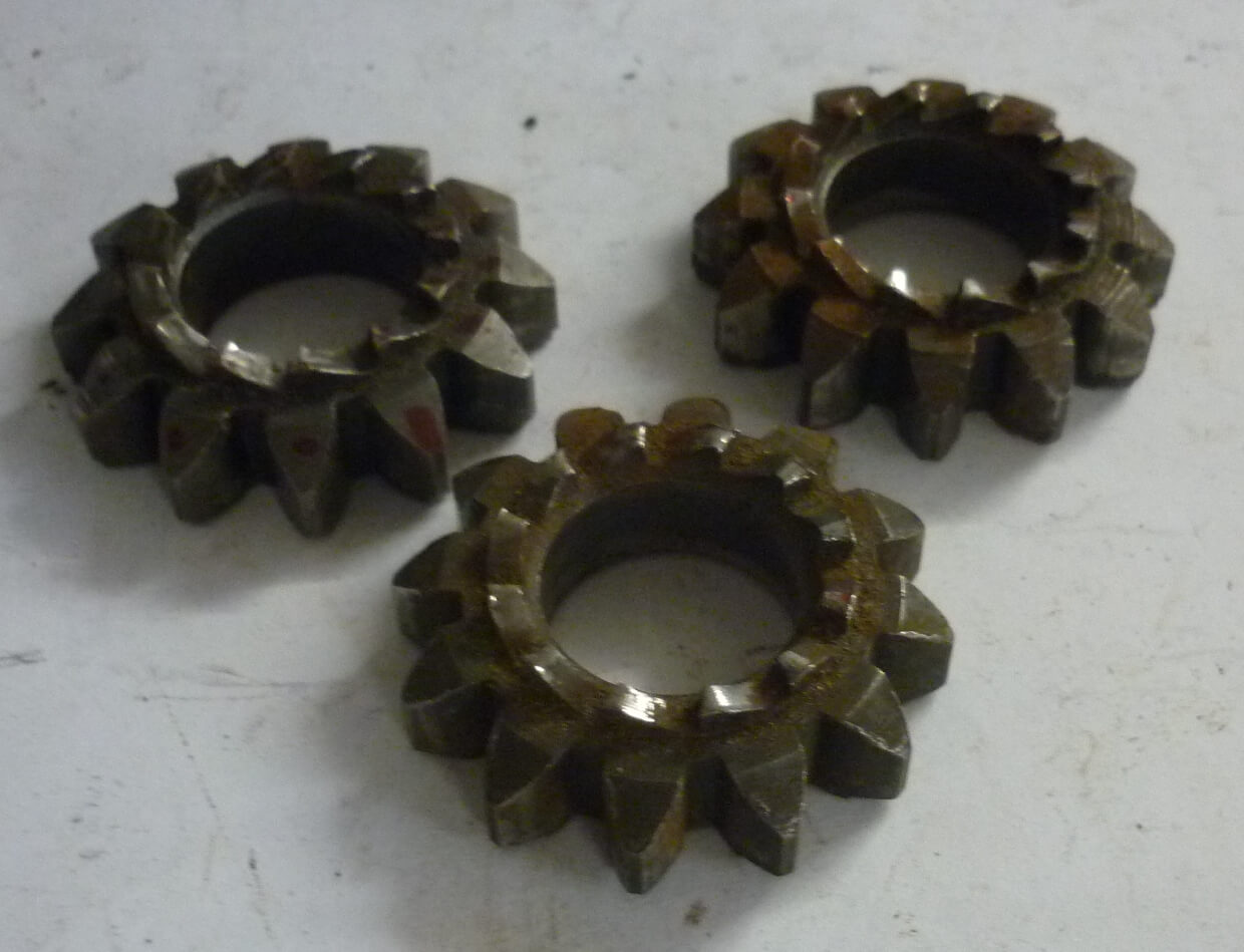 Kickstarterzahnrad, 12/12 Zähne, 21,8 mm Innendurchmesser, Vespa 125 VNB - GT - GTR - TS - P 125 X / 150 Sprint - Sprint Veloce / 160 GS / 180 SS / P 150 X, Gebraucht