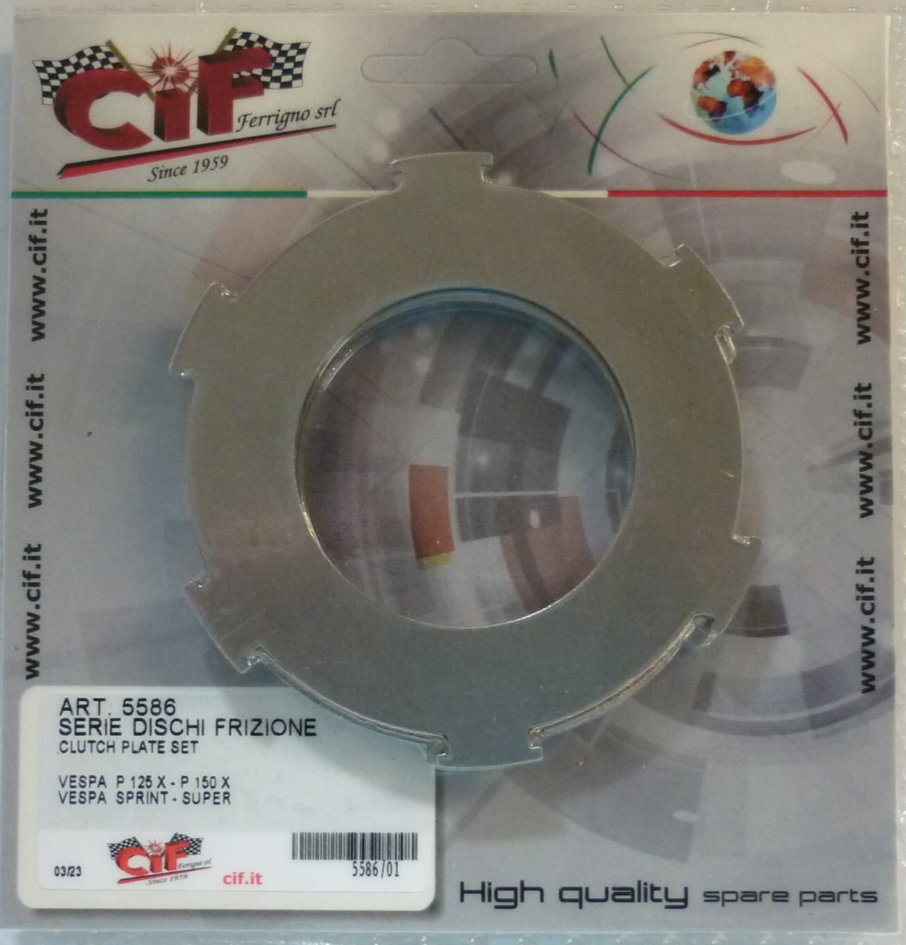 Ferodi frizione, CIF, Vespa PX 125 / 150 / VNB - GL -Sprint - Super