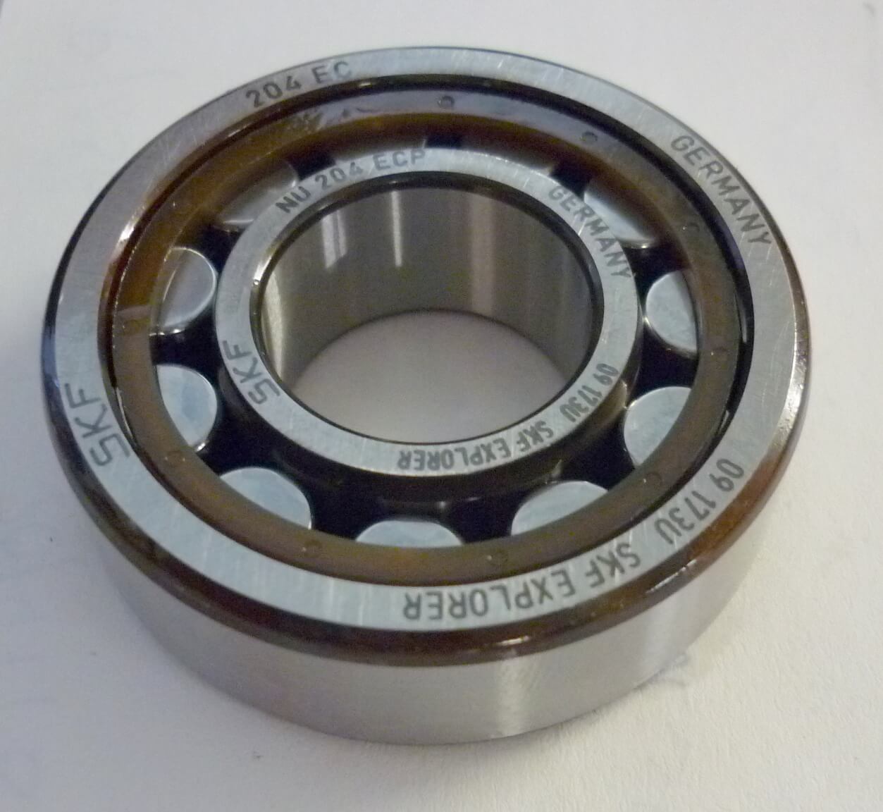 Bearing for crankshaft, flywheel side, NU 204 ECP, Vespa 90 / 125 PV