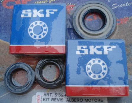 Kit cuscinetti albero motore Vespa 50 / 90 / 125