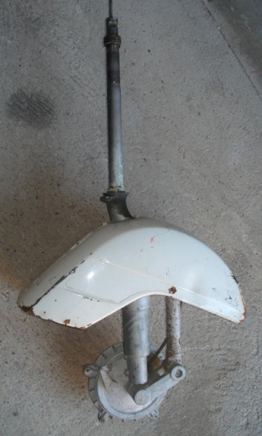 Steuerrohr mit Kotflügel, komplett, gebraucht, Vespa PX