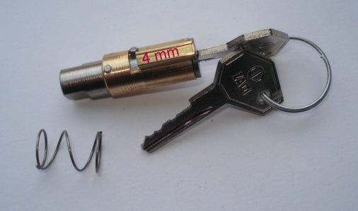Lenkschloss, ZADI 4 mm, Vespa 50 / 80 / 90 / 100 / 125 / 150 / 180 / 200