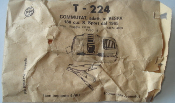 Lichtschalter, Vespa 180 Super Sport, VSC1T, NOS