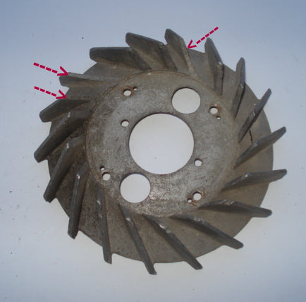 Flywheel fan, Hoffmann Vespa 125