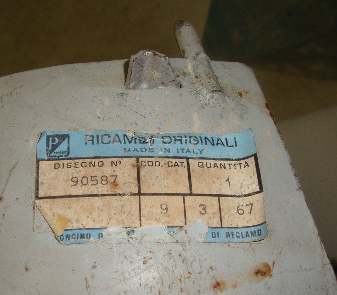 Seitenhaube, Motorseite, Vespa 125 VNB6T, NOS