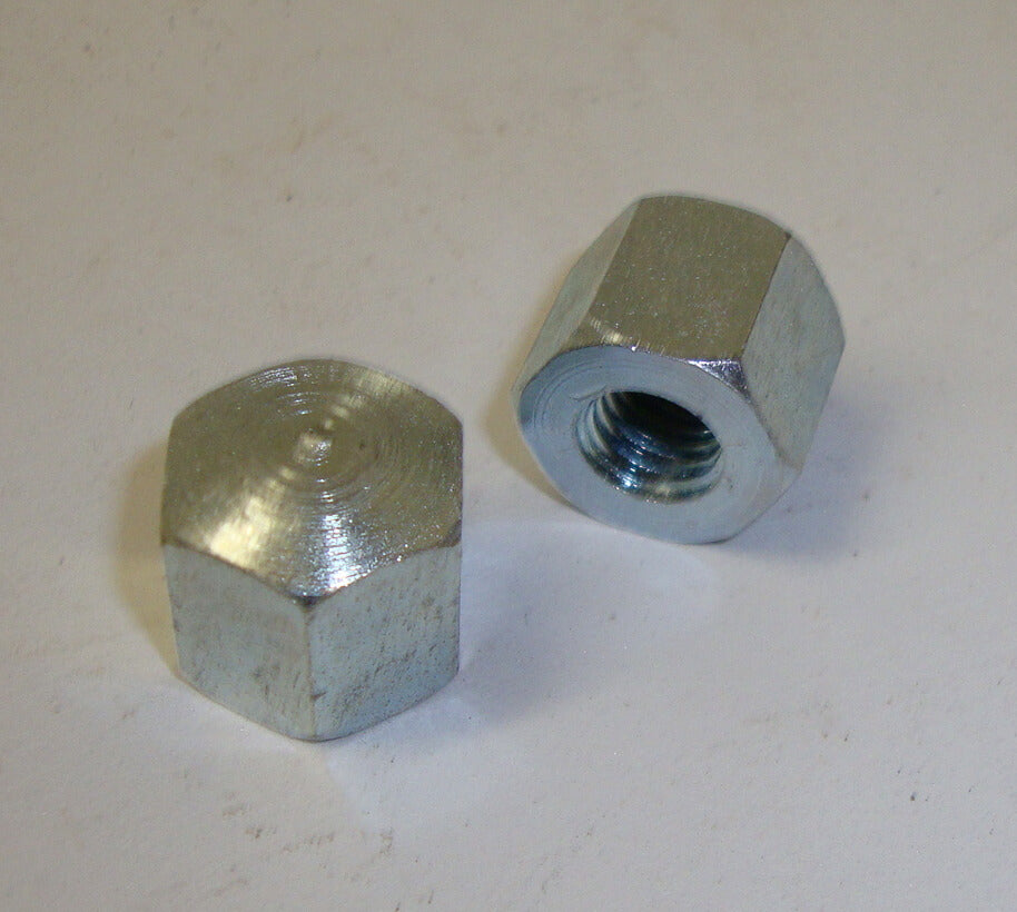 Hexagon - nuts, saddle frame and plate, M8 / 14, zinc plated for fixing saddle and luggage plate