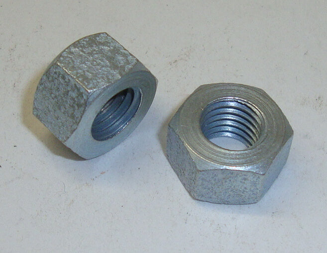 Sechskantmutter M9 / SW 14 / 8 mm hoch, verzinkt