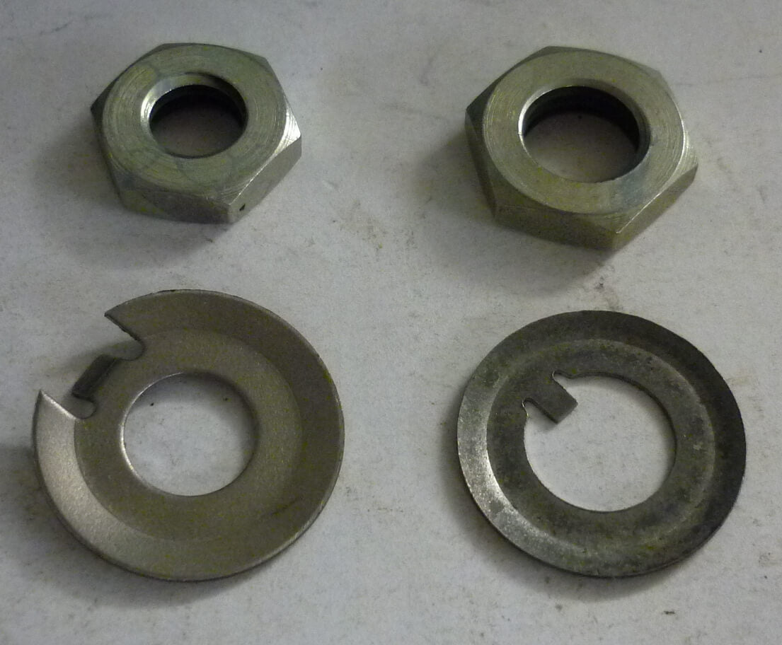 Kit stop washer / nut for gear/clutch, Vespa 50 / 90 / 125 PV / ET3 / PK