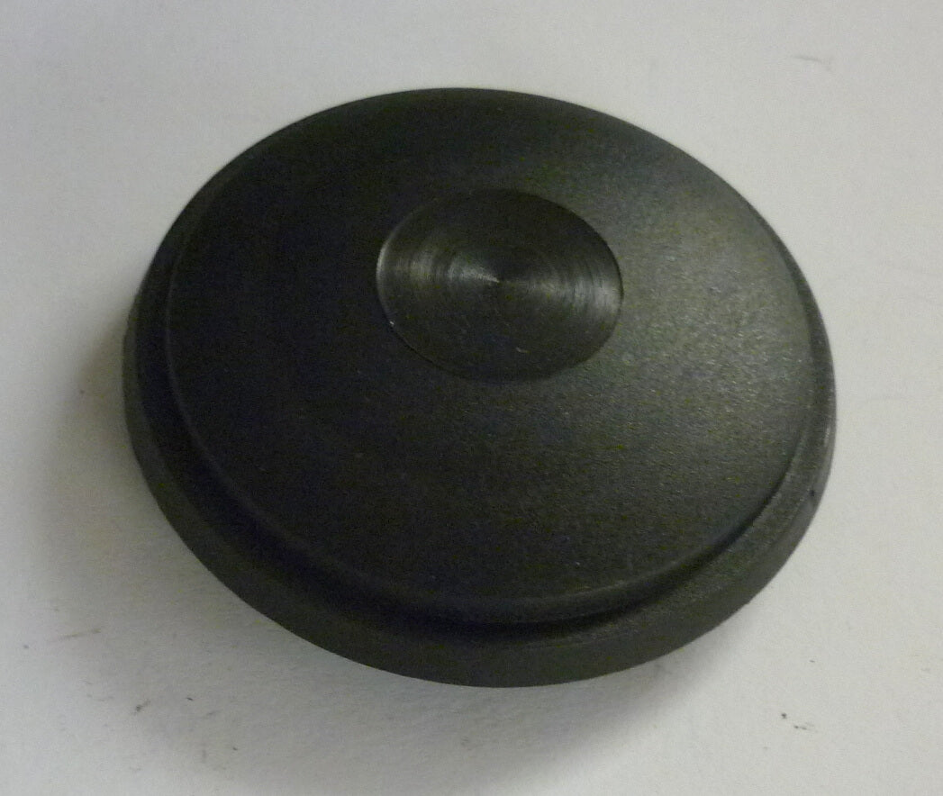 Brake drum plug, plastic, black, Vespa 50 / 125 / 150 / 160 / 180 / 200 / PX