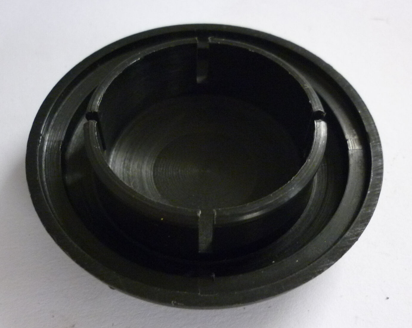 Brake drum plug, plastic, black, Vespa 50 / 125 / 150 / 160 / 180 / 200 / PX