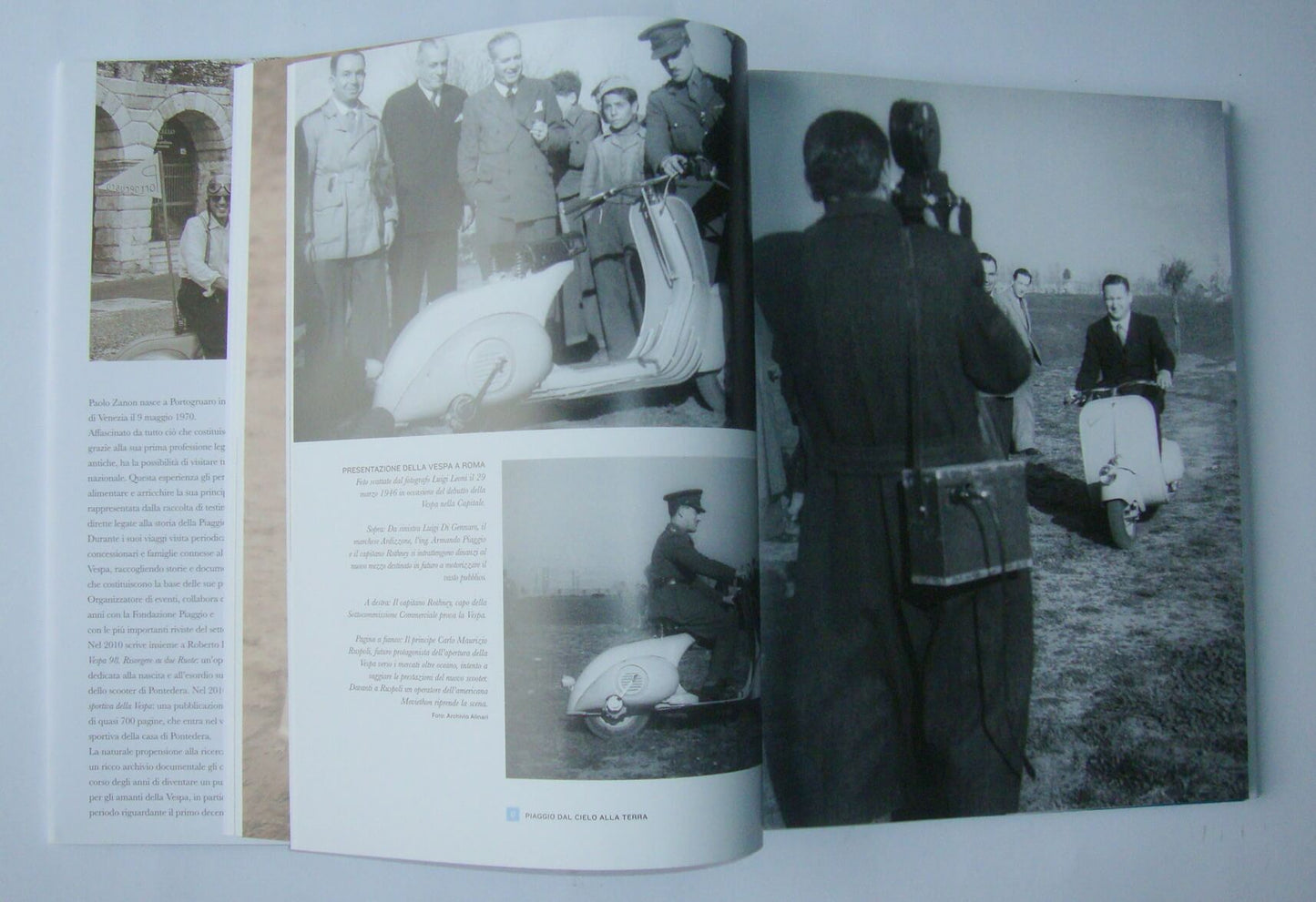Book "Piaggio dal cielo alla terra"