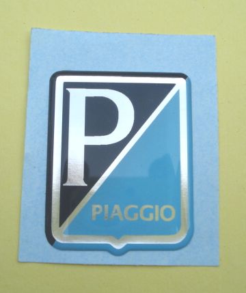 Piaggio-Emblem, elastischer Kunststoff, Royal Plast, Vespa 125 / 150 - 160 - 180